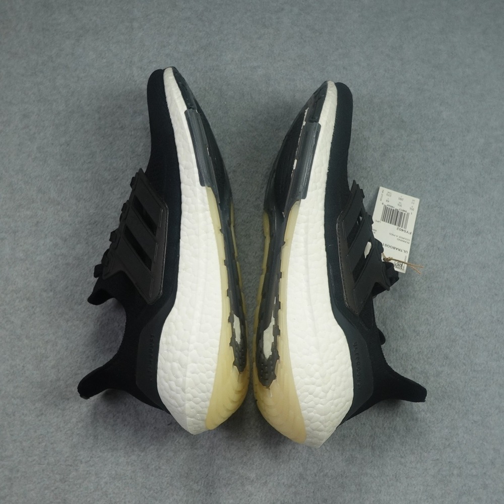 Adidas Ultraboost 21 Sneakers Women 11 Black Grey Running Shoes Primeknit - Picture 5 of 11